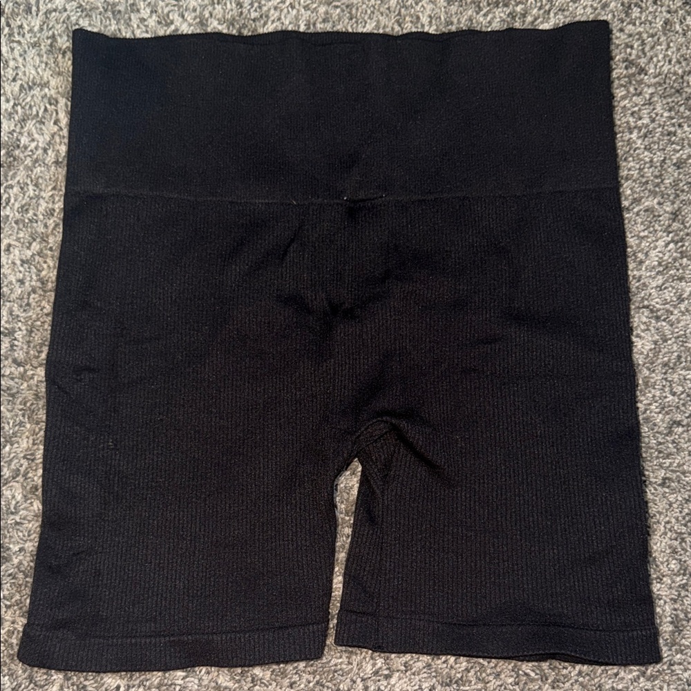 Women's Black High-Waisted Shorts